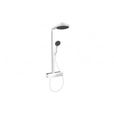 Душевая система Hansgrohe Rainfinity Showerpipe 250 1jet EcoSmart с термостатом ShowerTablet 350, белый (28742700)