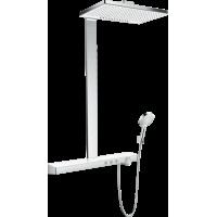 Душова система Hansgrohe Rainmaker Select Showerpipe 460 2jet з термостатом, колір білий/хром, хром/білий (27109400)