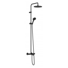 Душевая система Hansgrohe Vernis Blend 240 1jet EcoSmart для ванны с термостатом. MattBlack, черный (26899670)