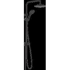 Душевая система Hansgrohe Vernis Blend Showerpipe 200 1jet Reno EcoSmart без смесителя, черный (26099670)