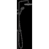 Душевая система Hansgrohe Vernis Blend Showerpipe 200 1jet Reno без смесителя, черный (26272670)
