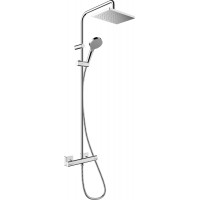 Душевая система Hansgrohe Vernis Shape Showerpipe 230 1jet EcoSmart с термостатом, хром (26097000)