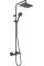Душевая система Hansgrohe Vernis Shape Showerpipe 230 1jet EcoSmart с термостатом MattBlack, черный (26097670)