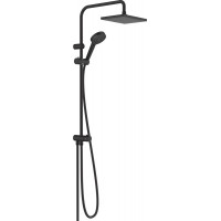 Душова система Hansgrohe Vernis Shape Showerpipe 230 1jet Reno EcoSmart без змішувача, чорний (26289670)