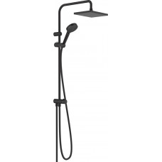 Душевая система Hansgrohe Vernis Shape Showerpipe 230 1jet Reno EcoSmart без смесителя, черный (26289670)