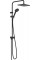 Душевая система Hansgrohe Vernis Shape Showerpipe 230 1jet Reno EcoSmart без смесителя, черный (26289670)