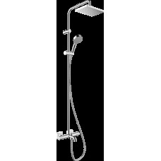 Душевая система Hansgrohe Vernis Shape Showerpipe 230 1jet с термостатом для ванны, хром (26284000)