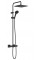 Душова система Hansgrohe Vernis Shape Showerpipe 240 1jet EcoSmart з термостатом, чорний (26429670)