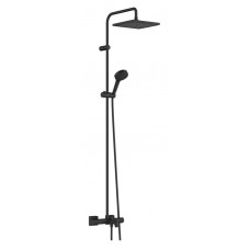 Душевая система Hansgrohe Vernis Shape Showerpipe 240 1jet с термостатом для ванны, черный (26900670)