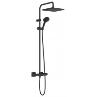 Душевая система Hansgrohe Vernis Shape Showerpipe 240 1jet с термостатом, черный (26427670)