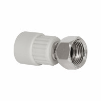 Муфта PPR з накидною гайкою Blue Ocean 20х1/2" ВР з латунним штоком