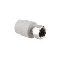 Муфта PPR Thermo Alliance с накидной гайкой 20х1/2"
