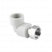 Уголок PPR Thermo Alliance с накидной гайкой 20х1/2" ВР