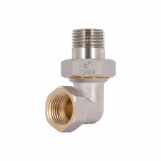 Сгон-американка Thermo Alliance Standart 1/2"ВН никель, угловой TAS191W15