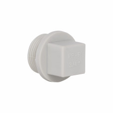 Заглушка PPR Thermo Alliance с резьбой 20х3/4" НР