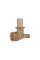 Угол натяжной Icma №1040 d25х3,5-3/4"В настенный 851040AEGX05