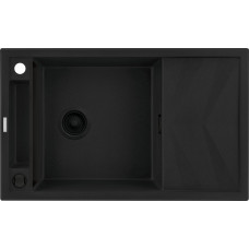 Кухонна мийка Deante Magnetic ZRM_N113, граніт, 820x500 мм, чорний