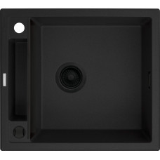 Кухонна мийка Deante Magnetic ZRM_N103, граніт, 560x500 мм, чорний
