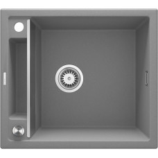 Кухонна мийка Deante Magnetic ZRM_S103, граніт, 560x500 мм, сірий