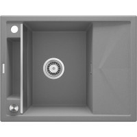 Кухонная мойка Deante Magnetic ZRM_S11A, гранит, 640x500 мм, серый