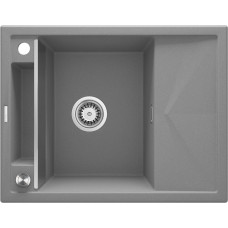 Кухонна мийка Deante Magnetic ZRM_S11A, граніт, 640x500 мм, сірий