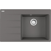 Кухонная мойка Franke Centro CNG 611-78 TL, фрагранит, 780x500 мм, серый камень