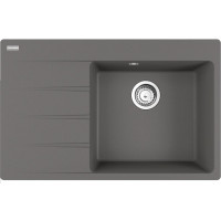 Кухонна мийка Franke Centro CNG 611-78 TL, фраграніт, 780x500 мм, сірий камінь