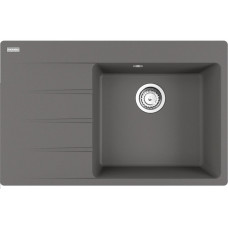 Кухонная мойка Franke Centro CNG 611-78 TL, фрагранит, 780x500 мм, серый камень