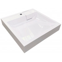 Раковина для ванной Раковина Adamant WASHER NEW, искусственный камень, 595x595 мм, белый
