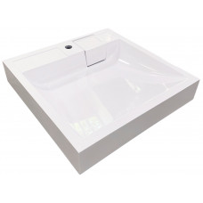 Раковина для ванної Раковина Adamant WASHER NEW, штучний камінь, 595x595 мм, білий