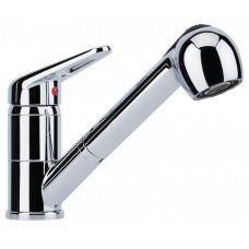 Смеситель для кухни Franke Novara Plus 115.0347.111, с выдвижным изливом, хром