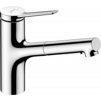 Смеситель для кухни Hansgrohe Zesis M33, с выдвижным изливом, хром