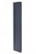 Вертикальный дизайнерский радиатор отопления ARTTIDESIGN Livorno II 5/1800/340/50 серый матовый
