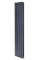 Вертикальный дизайнерский радиатор отопления ARTTIDESIGN Livorno II 5/1600/340 серый матовый