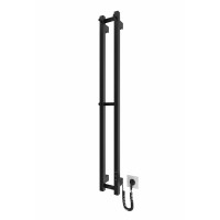 Полотенцесушитель электрический Hygge Family Slim (3.164.045618.BM), 1170x140x80 мм, с таймером-регулятором, сталь, черный матовый