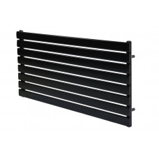 Горизонтальный дизайнерский радиатор отопления ARTTIDESIGN Livorno G 8/544/1400 черный матовый