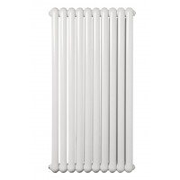 Вертикальный дизайнерский радиатор отопления ARTTIDESIGN Verona 10/1200/600 белый матовый