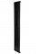 Вертикальный дизайнерский радиатор отопления ARTTIDESIGN Livorno 5/2000/340/50 черный матовый