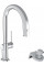 Смеситель Aqittura M91 FilterSystem 210 1jet pull-out кухонный, Chrome (76803000)