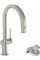 Смеситель Aqittura M91 FilterSystem 210 1jet выдвижной кухонный, Stainless Steel Finish (76803800)