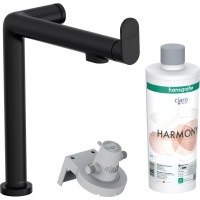 Змішувач Aqittura M91 FilterSystem 240 1jet кухонний сет з Harmony, Matt Black (76802670)