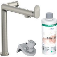Смеситель Aqittura M91 FilterSystem 240 1jet кухонный сет с Harmony, Stainless Steel Finish (76802800)