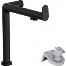 Смеситель Aqittura M91 FilterSystem 240 1jet кухонный, Matt Black (76804670)