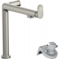 Смеситель Aqittura M91 FilterSystem 240 1jet кухонный, Stainless Steel Finish (76804800)