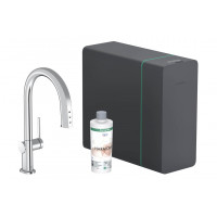 Змішувач Aqittura M91 SodaSystem 210, 1jet, pull-out, Sbox, кухонний сет, Chrome (76836000)