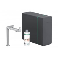 Смеситель Aqittura M91 SodaSystem 240, 1jet, кухонный набор, Chrome (76837000)