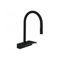 Смеситель Aquno Select M81 170 3jet кухонный с выдвижным изливом, Matt Black (73837670)
