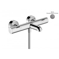 Змішувач з термостатом для ванни Ecostat Fine, Brushed Black Chrome (13325340)