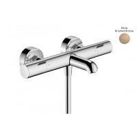 Смеситель с термостатом для ванны Ecostat, Fine Brushed Bronze (13325140)