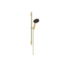 Душевой набор Hansgrohe Raindance Alive Select S 3jet EcoSmart 65 см S, золото полированное (24602990)